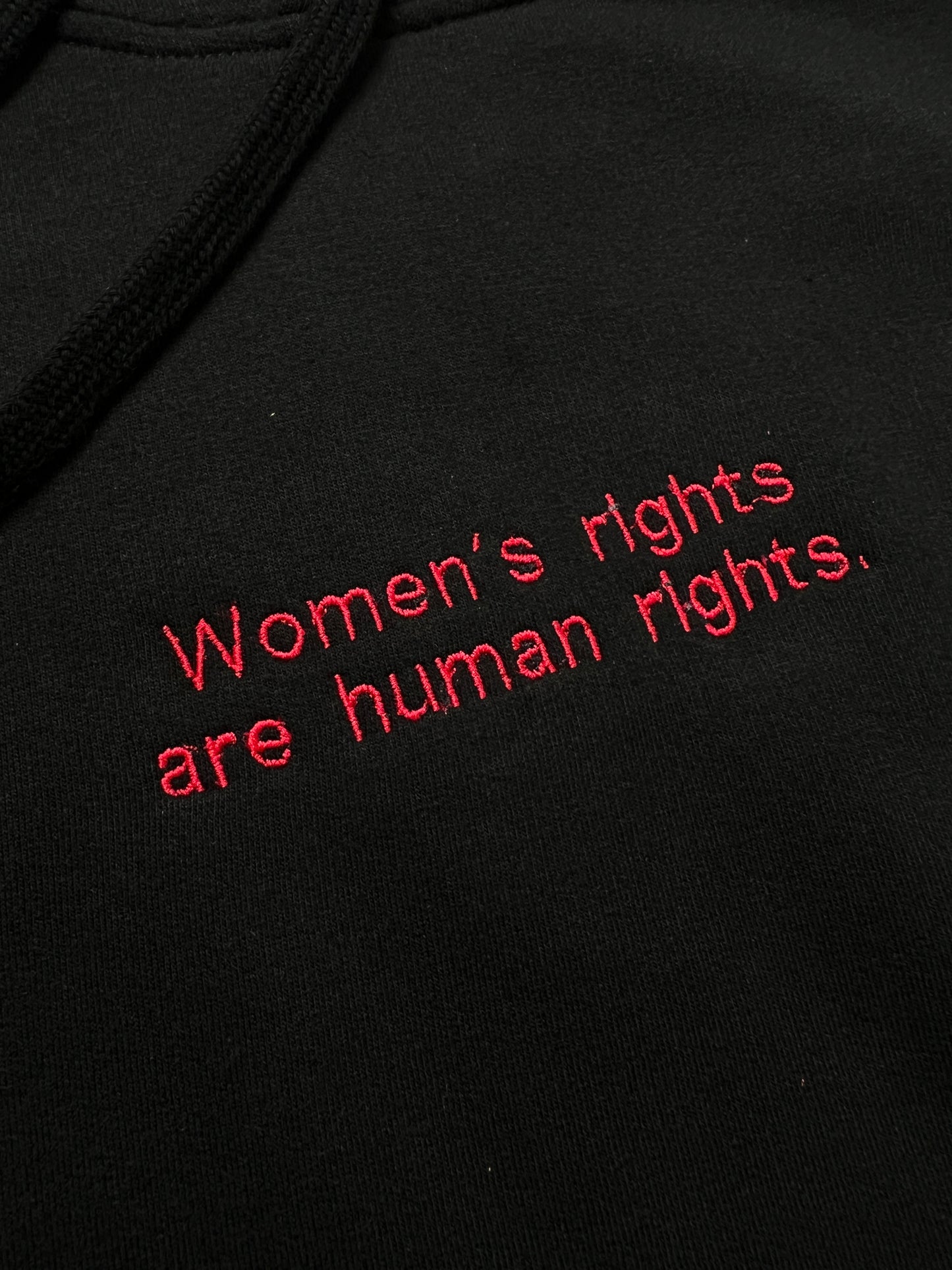 “Women’s Rights” black hoodie