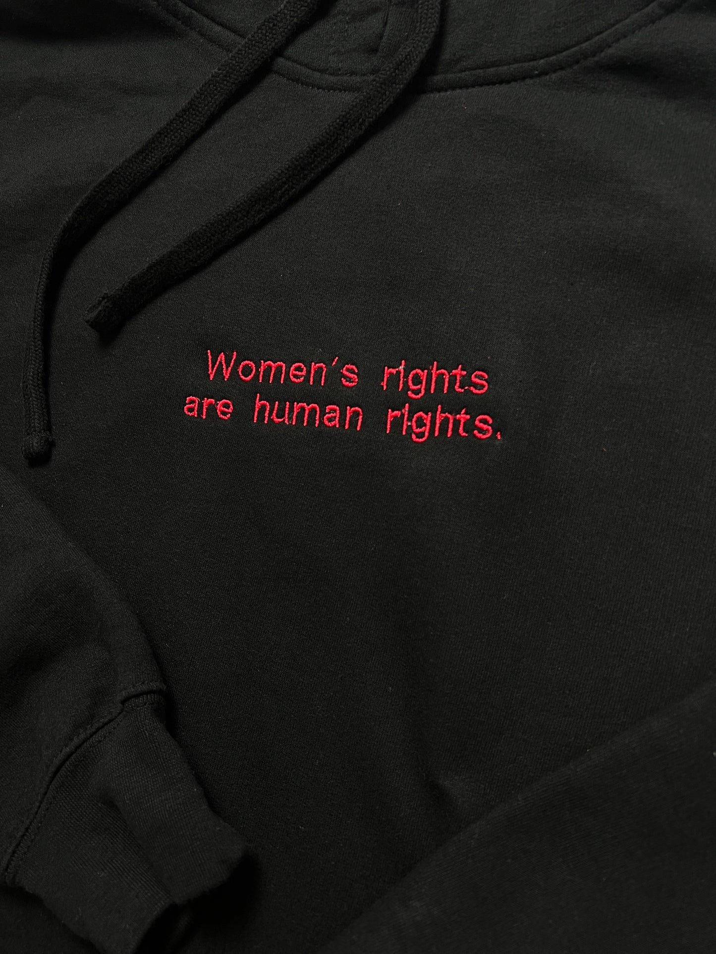 “Women’s Rights” black hoodie