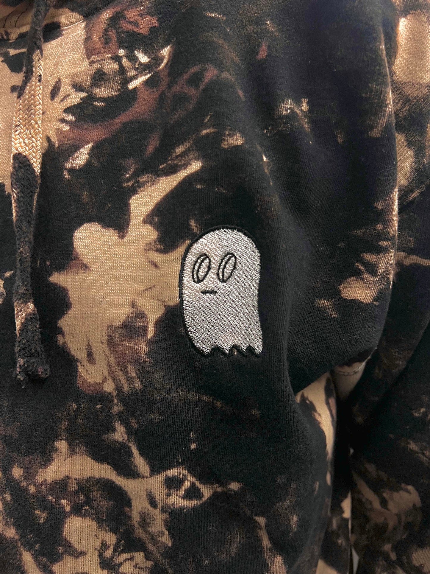 Unisex bleach tie-dye hoodie