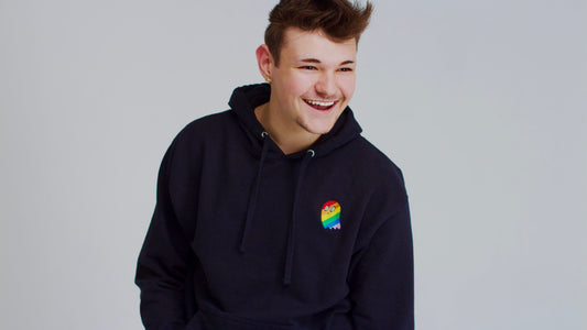 Unisex Rainbow ghost pride hoodie