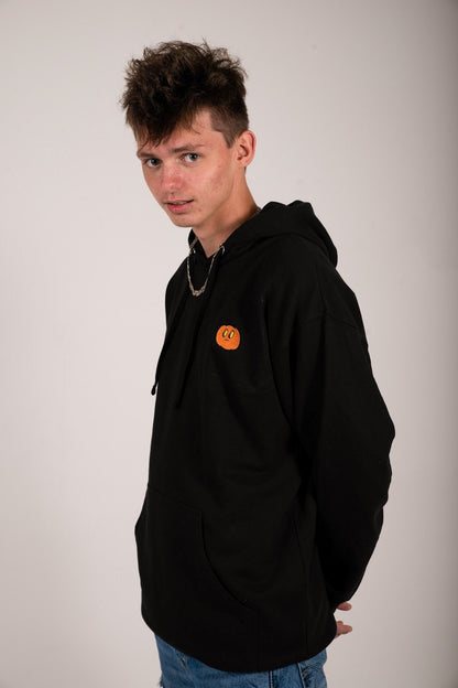 black pumpkin hoodie